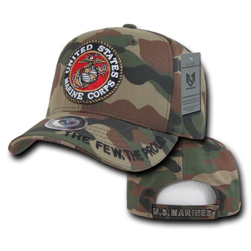 United States Marine Corps Camo Hat, USMC Baseball Cap, US Marines Hat – Rapid Dominance 940