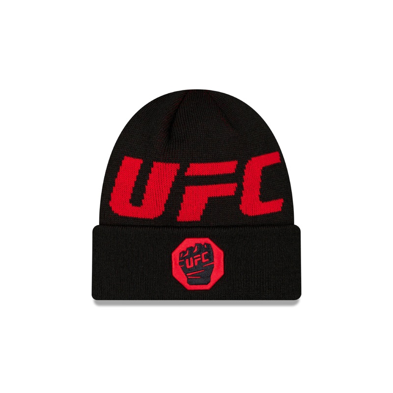 New Era – UFC Core Cuff Beanie – Black/Red