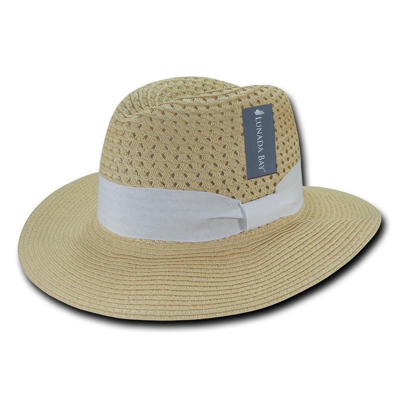 Women’s Paper Braid Straw Hat, Style K – L002