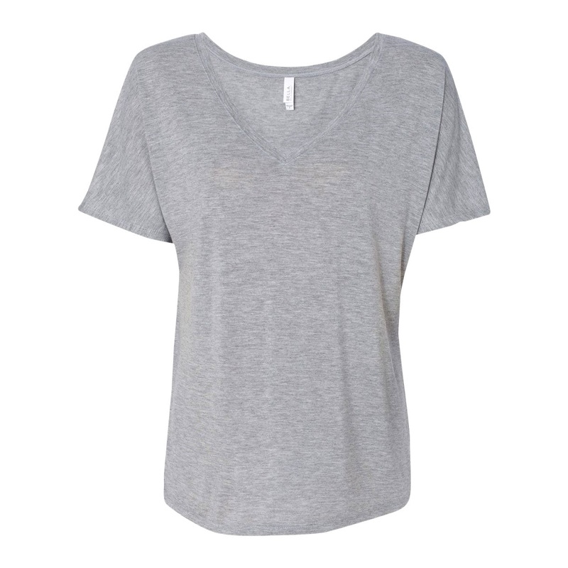 BELLA + CANVAS Womens Slouchy V-Neck Tee – 8815