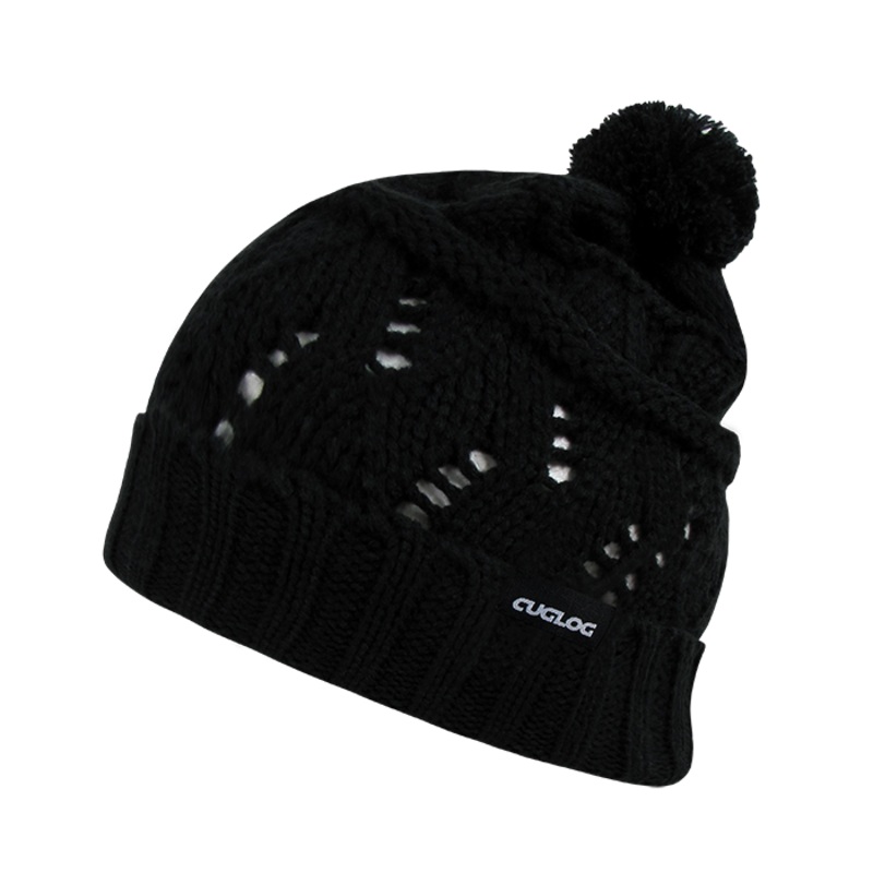 Ben Nevis Pom Beanie, Slouch Knit Cap – Cuglog K027