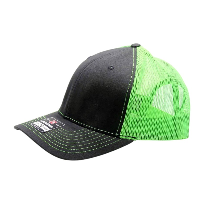 6-Panel 2-Tone Low Profile Trucker Cap Curved Brim