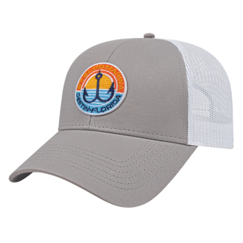 Cap America Custom Embroidered Hat with Logo – Two-Tone Mesh Back Cap i3025