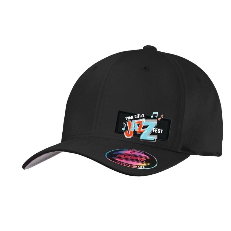 Twin Cities Jazz Festival   Patch Flex-Fit Hat Black