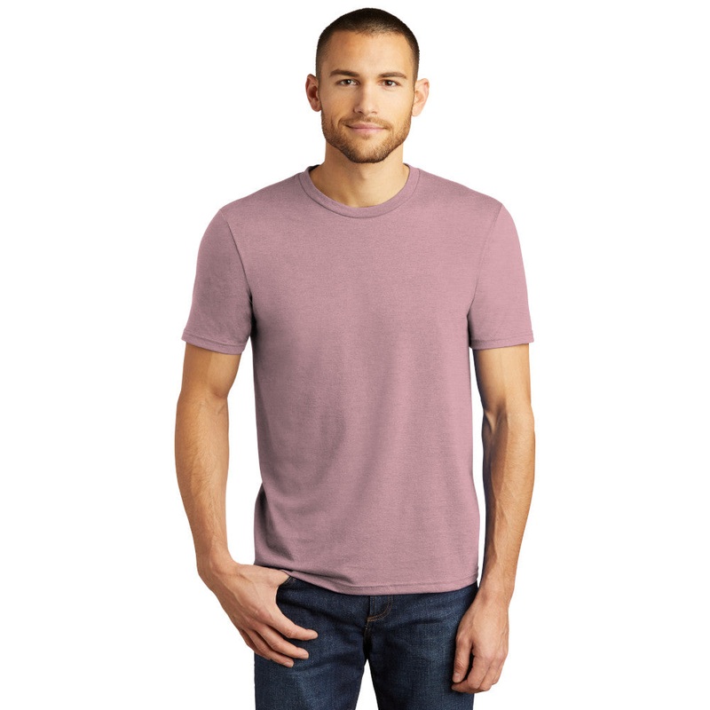 District DM130 Perfect Tri Tee – Heathered Lavender