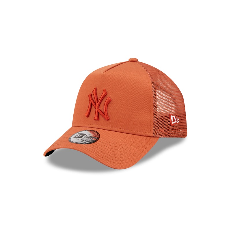 Tonal Mesh Trucker Cap New York Yankees – Rust
