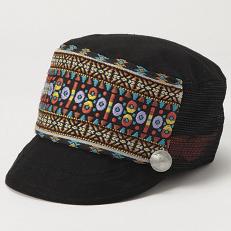 WORK CAP RIBBON|Red|Black