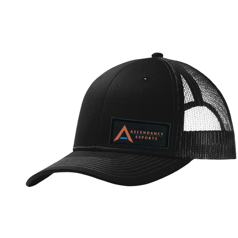 Ascendancy Esports   Patch Snapback Trucker Hat Black