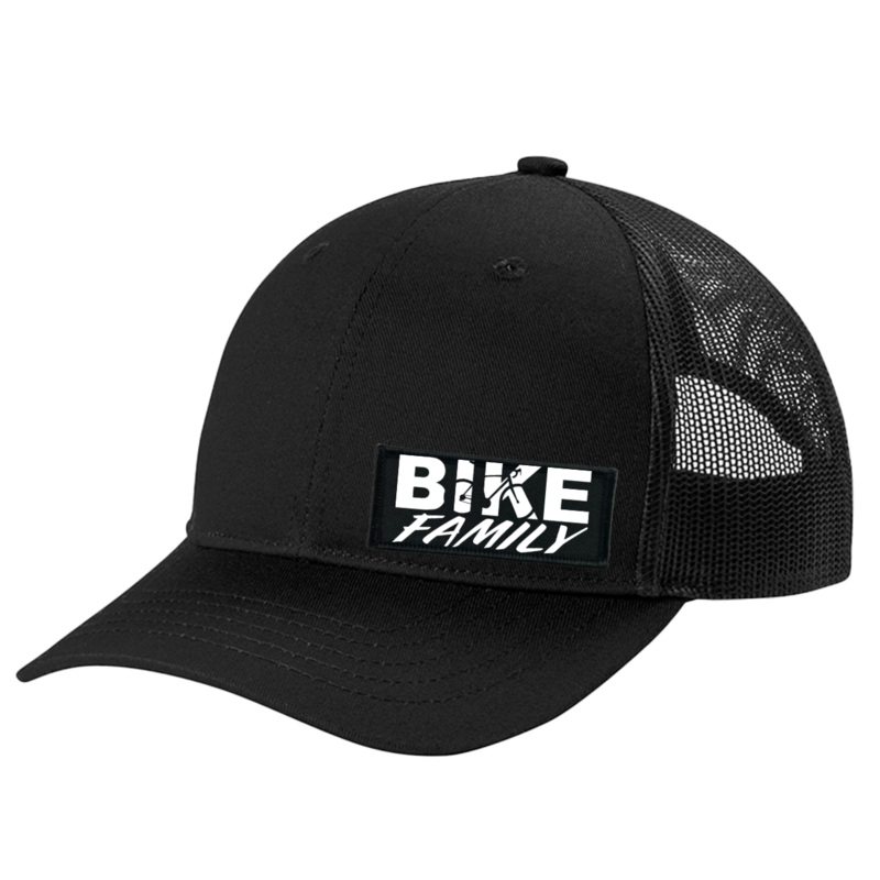 Bike Family Collection  Youth Patch Mesh Snapback Hat Black