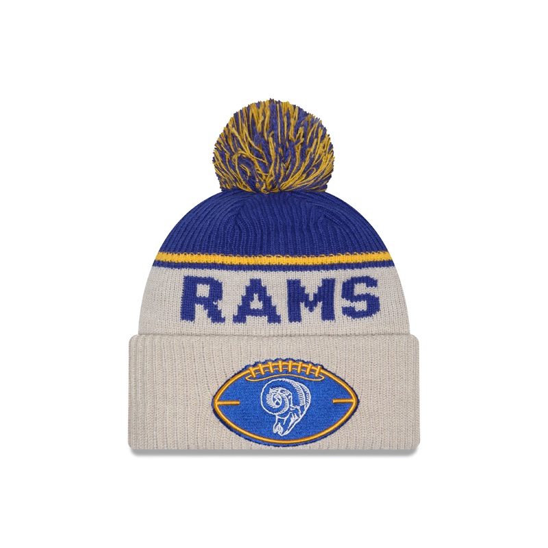 New Era – Los Angeles Rams – NFL Sideline Beanie – Stone/OTC