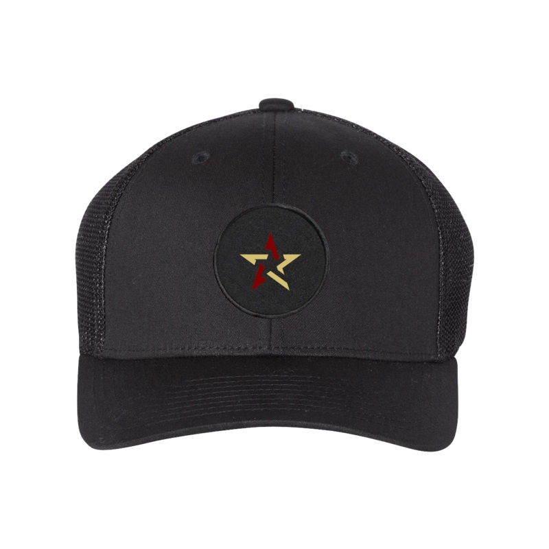 Team Aligned    Patch Snapback Trucker Hat Black