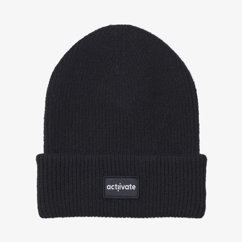 Actiivate – BROOKE Fold Beanie – Anthracite