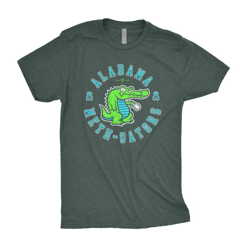 Alabama Meth-Gators T-Shirt|S|M|L|XL|2XL|3XL|4XL