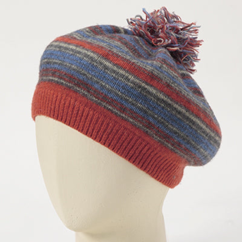 ALBA BERET|Grey|Ivory|Beige