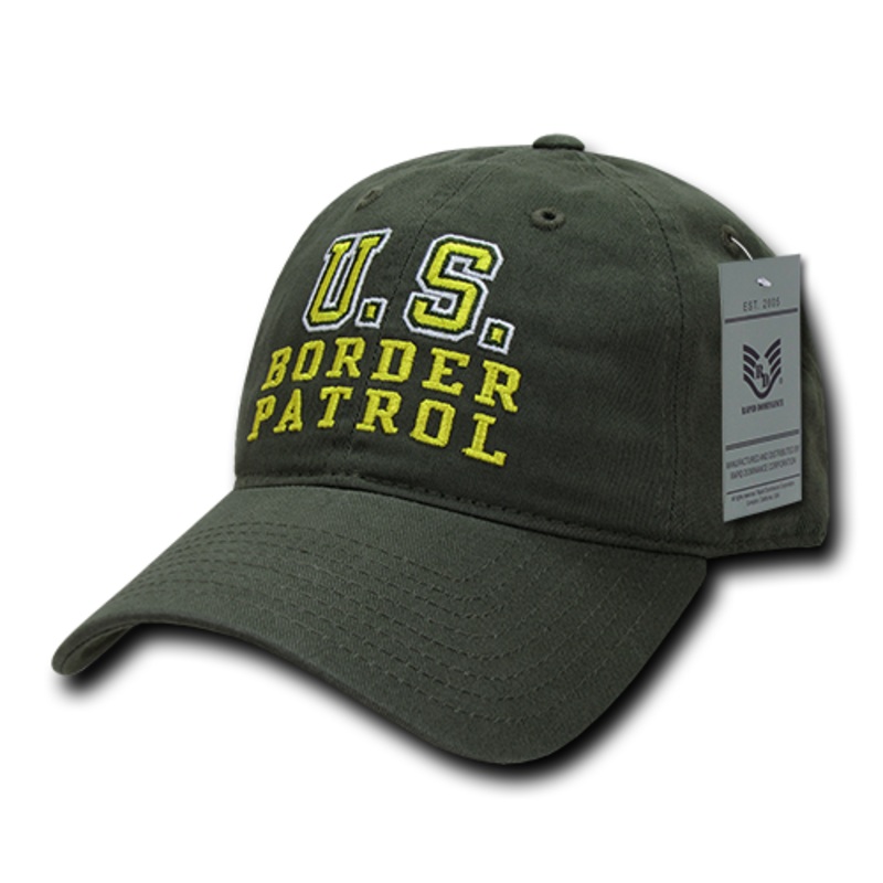 US Border Patrol Hat Relaxed Baseball Cap Customs – Rapid Dominance S78