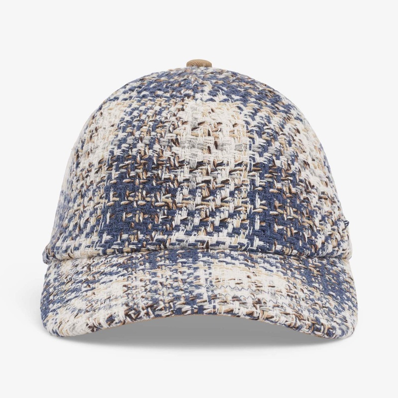 Upfront Nordic – ABEL –  Checked Baseball Cap – Dusty Blue