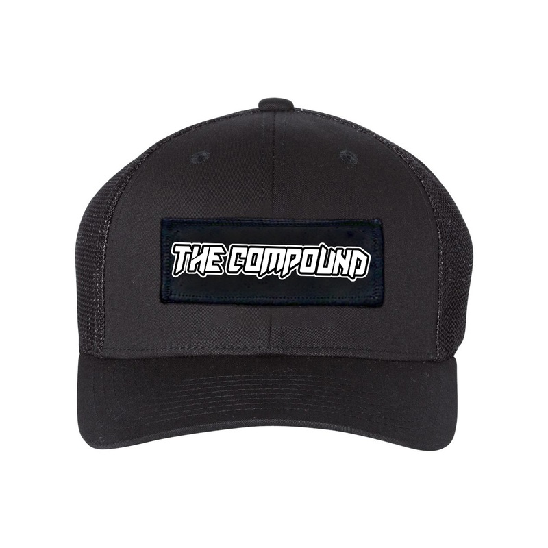 The Compound MX    Patch Snapback Trucker Hat Black