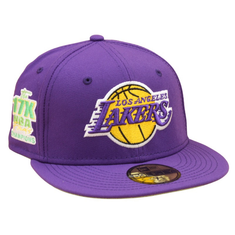 59Fifty Fitted Cap Los Angeles Lakers CITRUS POP – True Purple