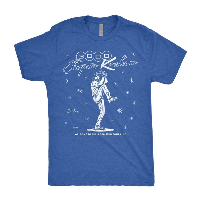 Clayton Kershaw: 3,000 Ks T-Shirt
