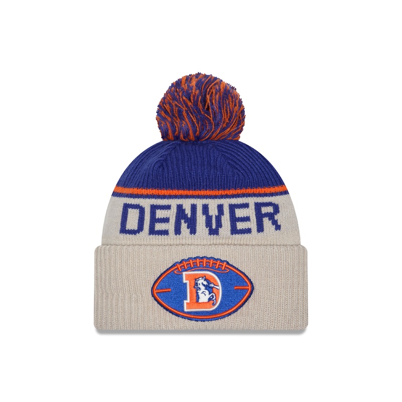 New Era – Denver Broncos – NFL Sideline Beanie – Stone/OTC