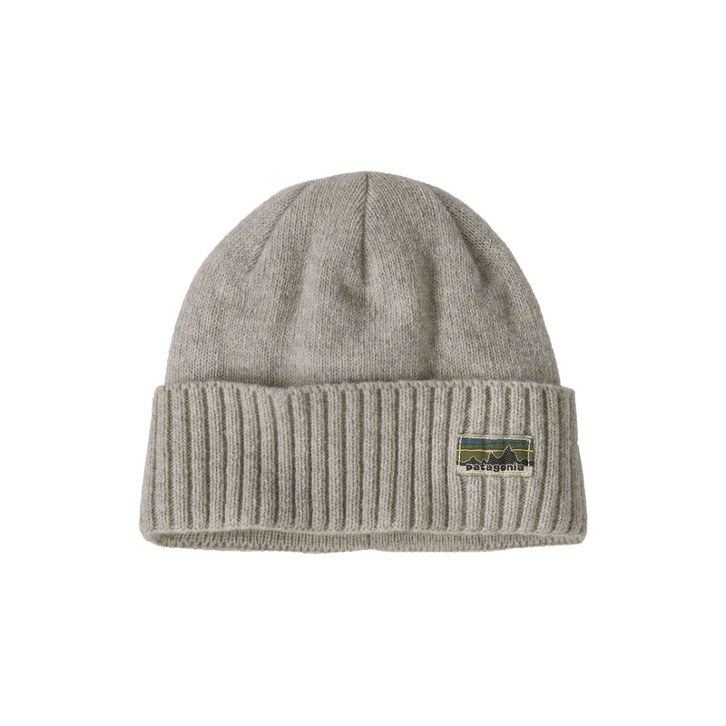 Patagonia Brodeo Beanie|Black|New Navy|OG Legacy Label: Crisp Grey