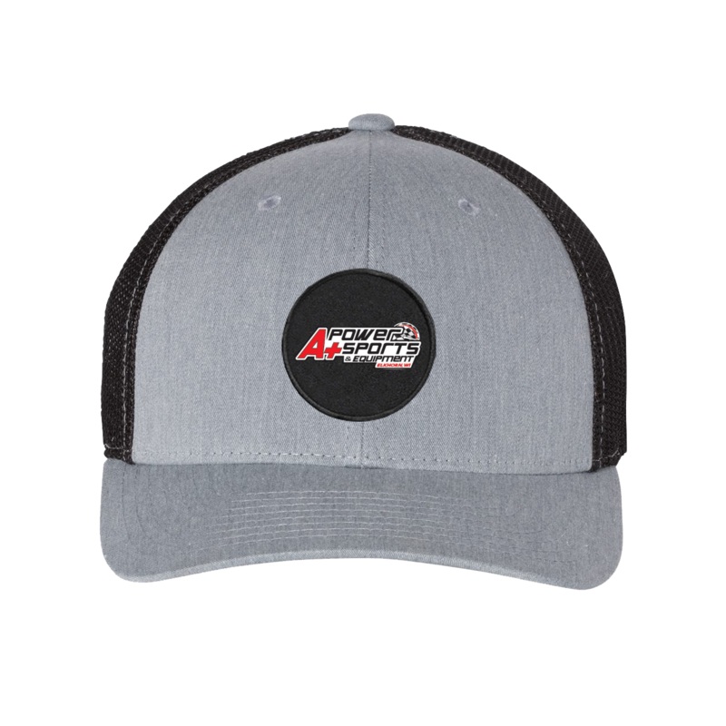 A Powersports    Patch Snapback Trucker Hat Heather Gray/Black