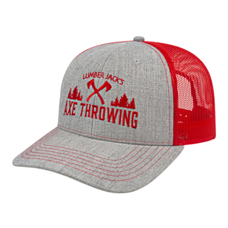 Cap America Custom Embroidered Hat with Logo – Blended Wool Acrylic with Mesh Back Cap i3035