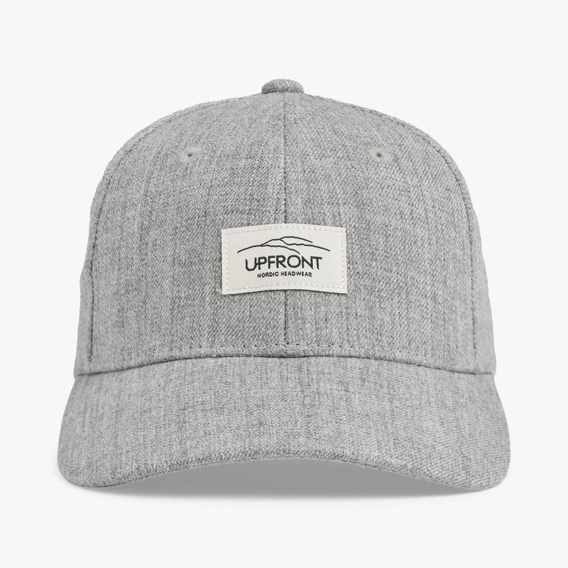 Upfront – HAAKON Hard – Low Baseball Cap – Light Grey