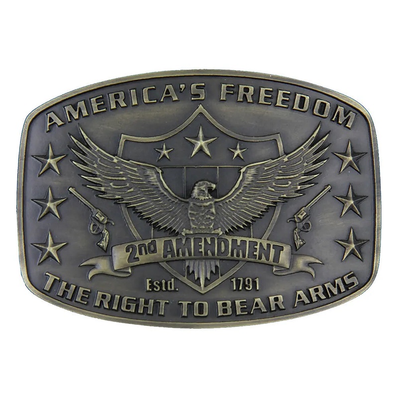 2nd Amendment Attitude Buckle