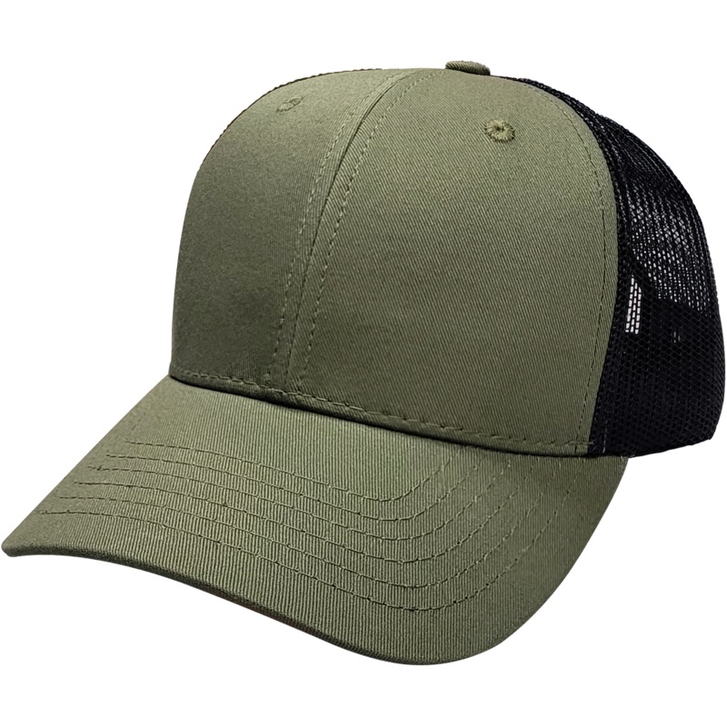 Cali Headwear US50 6 Panel Structured Trucker Hat Made in USA
