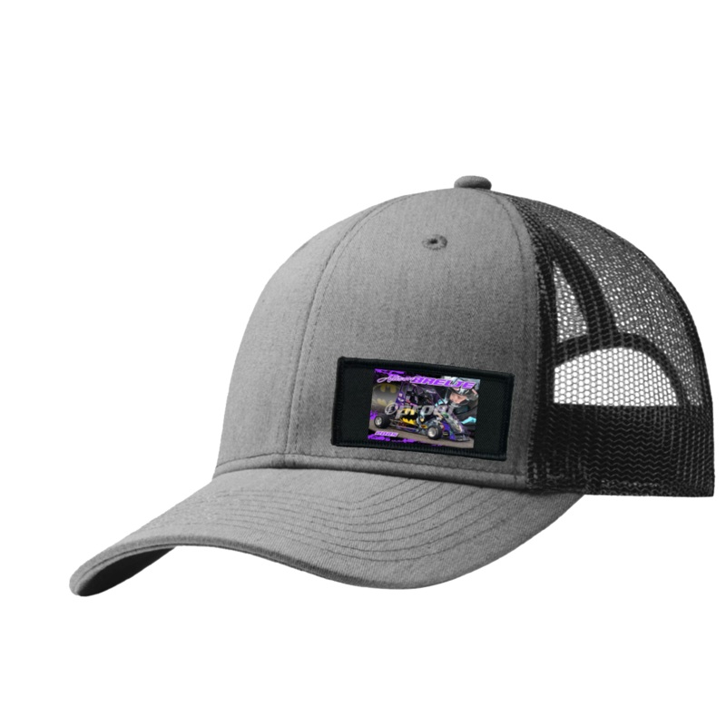 Allison Brelje   Patch Snapback Trucker Hat Heather Gray/Black