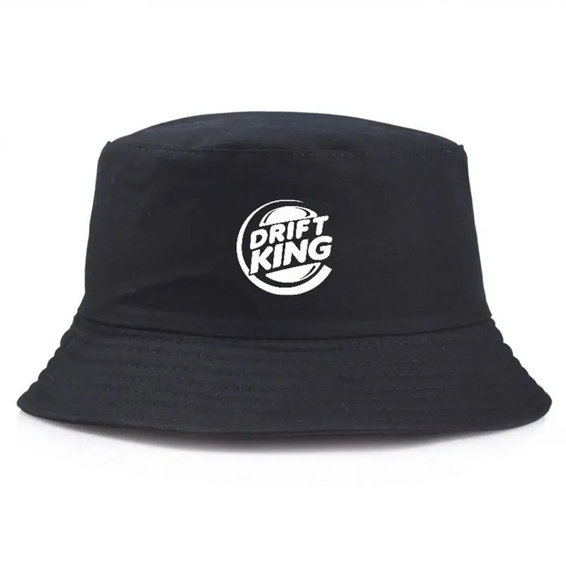 Bucket Hat Summer Fisherman Fishing Hat Summer Caps Drift King Printed Outdoor Cotton Sun Protection Cap
