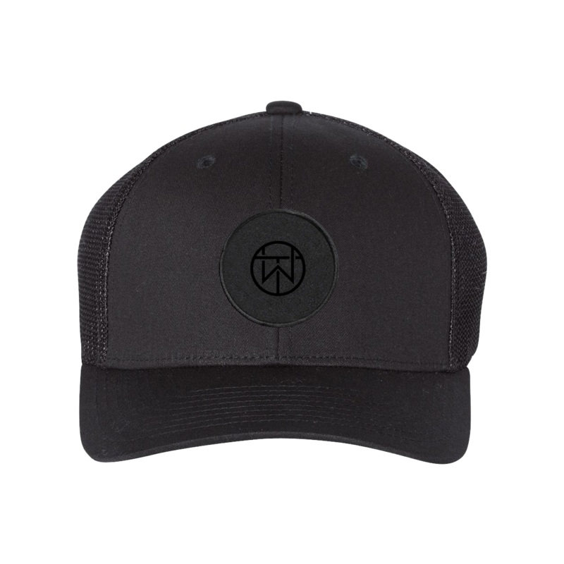 Towery Western Wear    Patch Snapback Trucker Hat Black