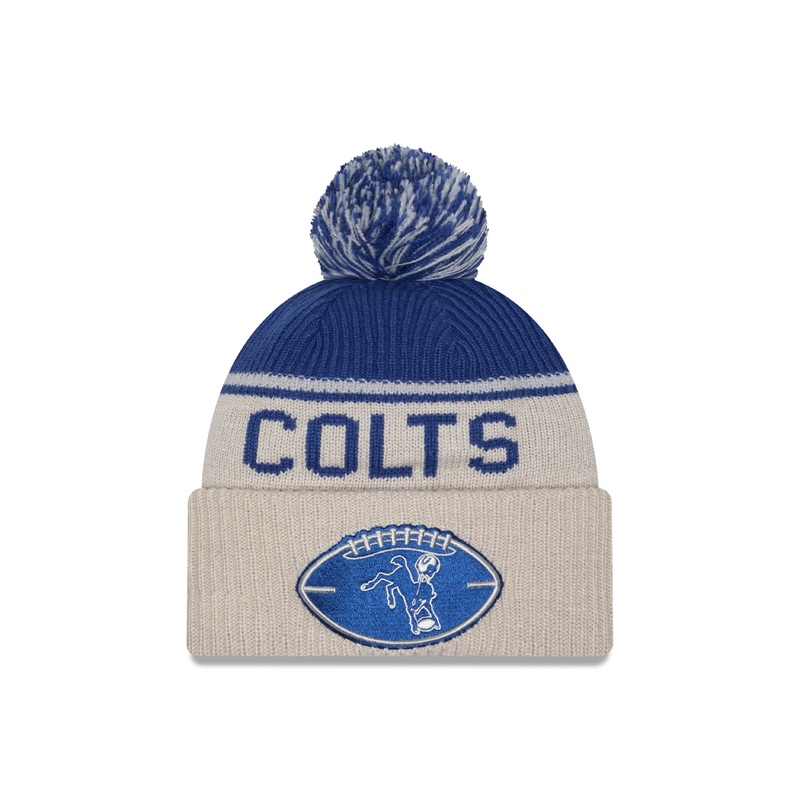 New Era – Indianapolis Colts – NFL Sideline Beanie – Stone/OTC