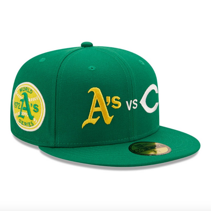 Athletics Vs California Angels Cooperstown 59FIFTY Cap – Kelly Green