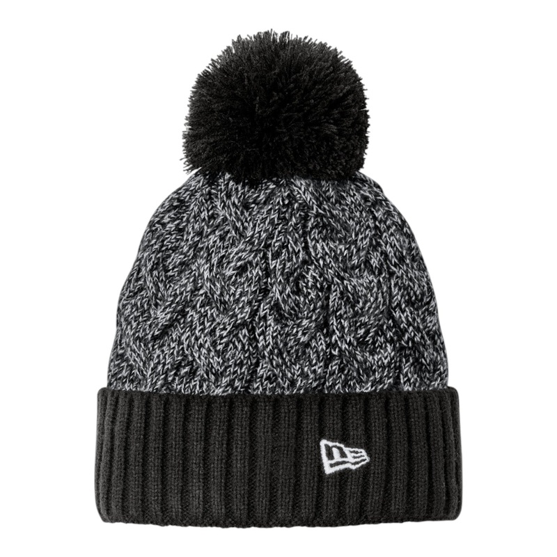 New Era NE910 Marled Knit Pom Beanie