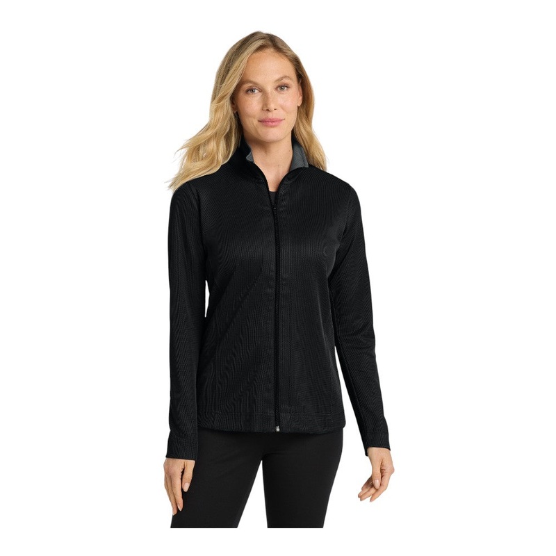 Port Authority L805 Women’s Vertical Texture Full-Zip Jacket