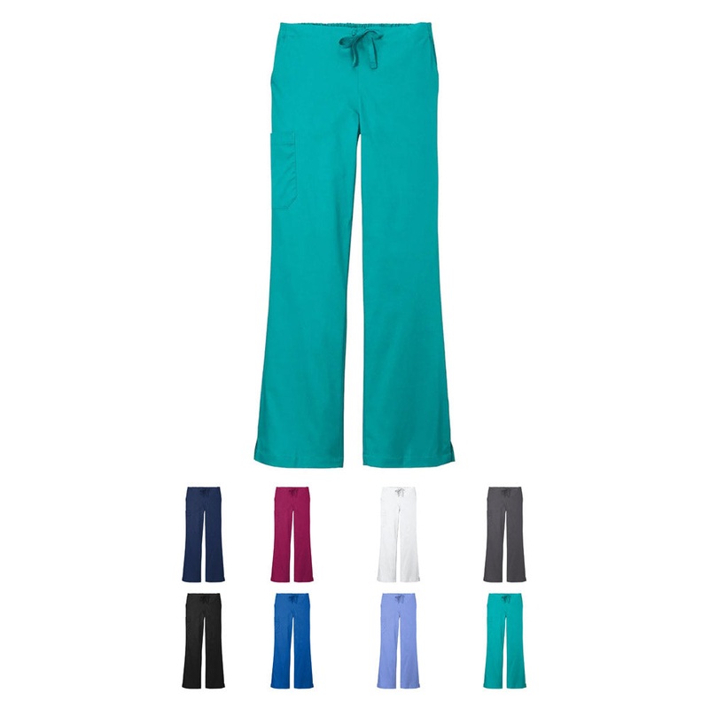 Wink Womens Tall WorkFlex Flare Leg Cargo Pant WW4750T WonderWink