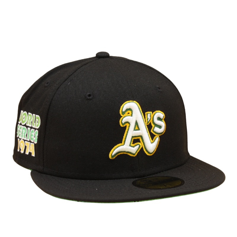 59Fifty Fitted Cap Oakland Athletics CITRUS POP – Black