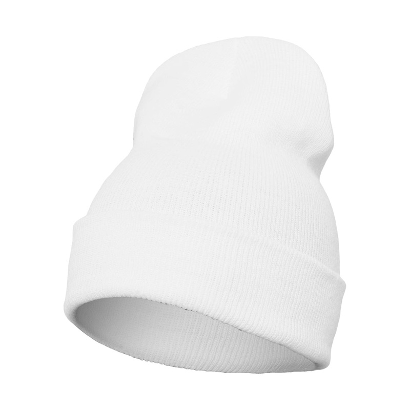 Yupoong Fold Up Beanie – White