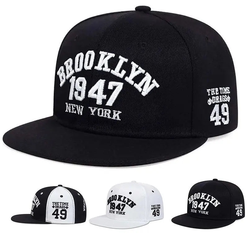 1PC 1947  Embroidery Snapback Hat High Quality Baseball Cap