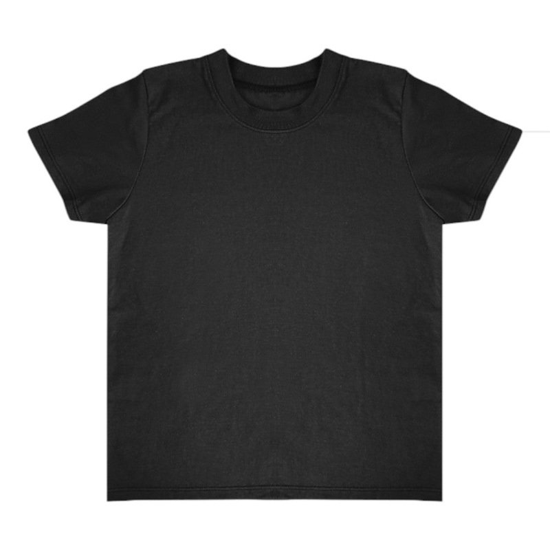 Royal Apparel 17068 Toddler Heathered Short Sleeve Tee with Coverstitch Neck Made in USA
