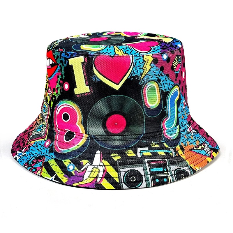 Unisex Retro Cassette Tape Bucket Hat