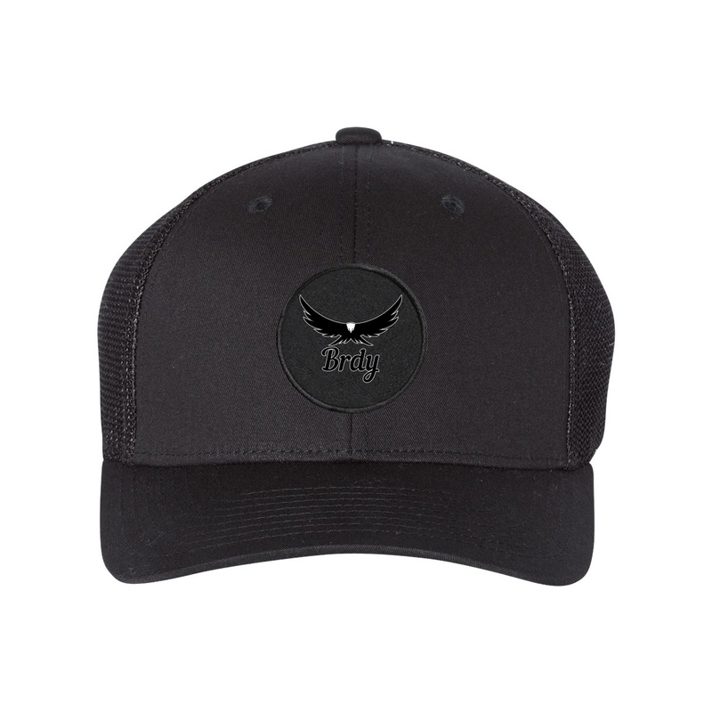 BrdyRL    Patch Snapback Trucker Hat Black