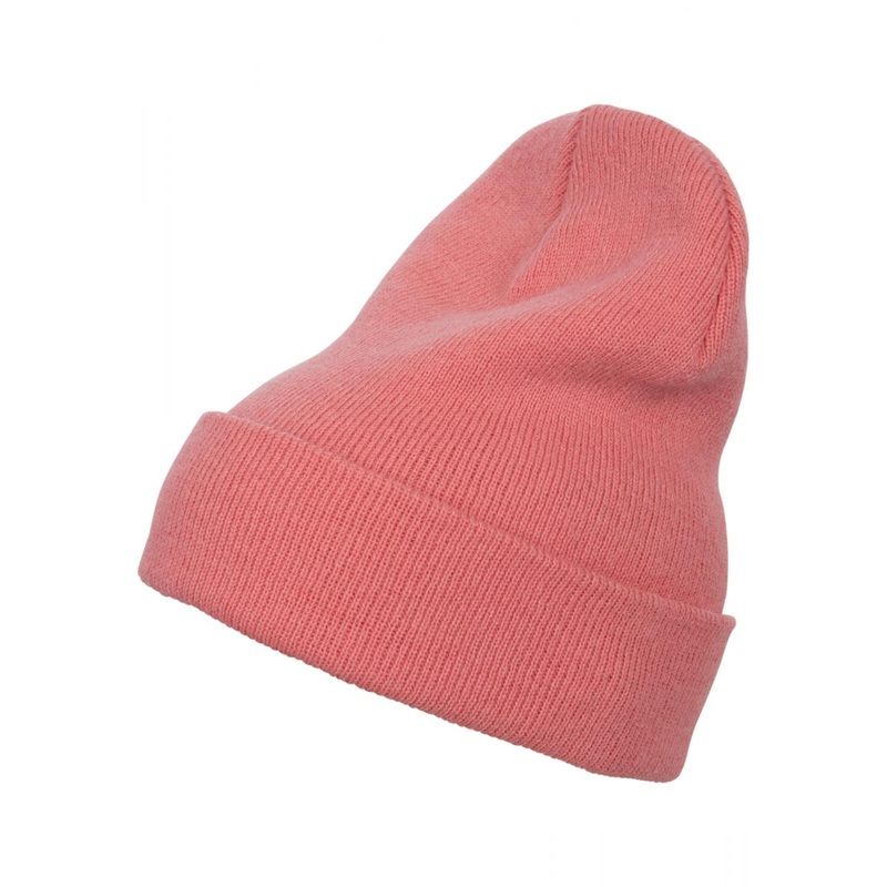 Yupoong Fold Up Beanie – Coral