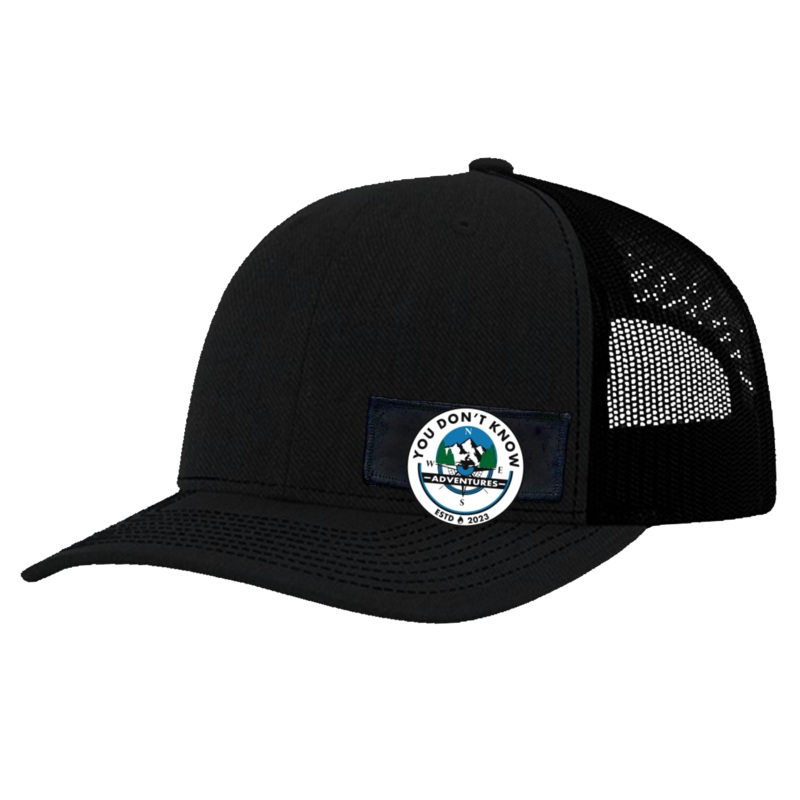 YOU DONT KNOW ADVENTURES  Youth Patch Mesh Snapback Hat Black
