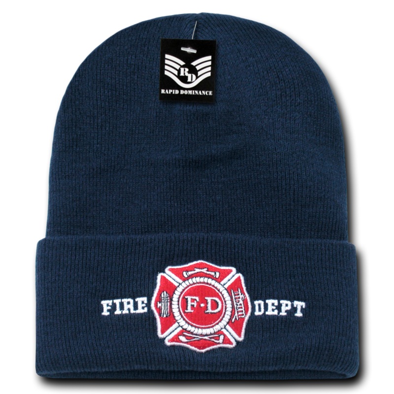 Fire Department Firefighter Knit Beanie Cap – R81