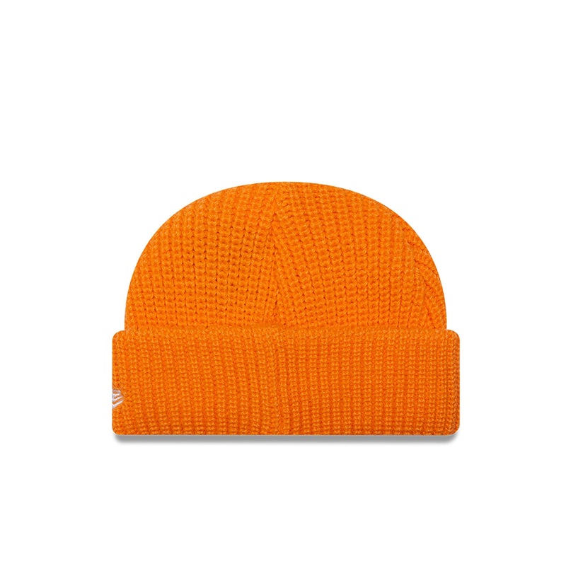 New Era – Ribbed Skully Knit – Orange