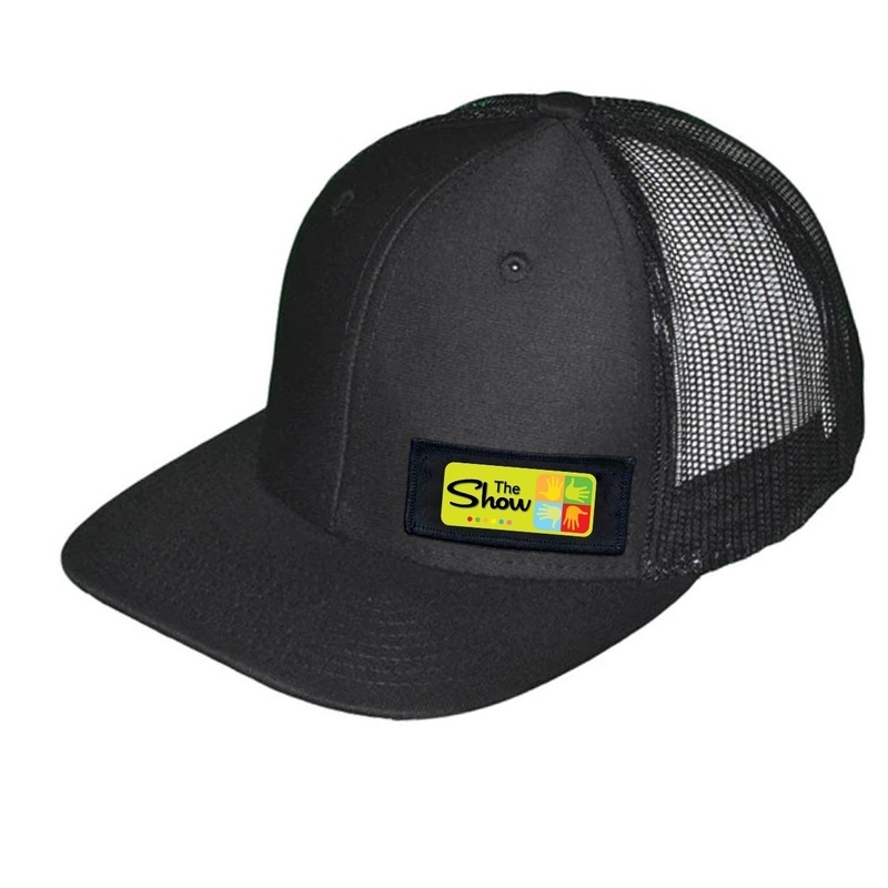 The Show Art Gallery   Patch Snapback Trucker Hat Black