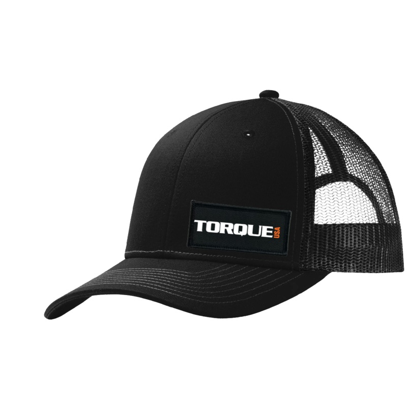 Torque USA   Patch Snapback Trucker Hat Black